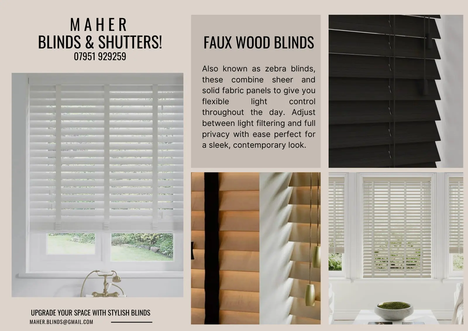 Faux Wood Venetian